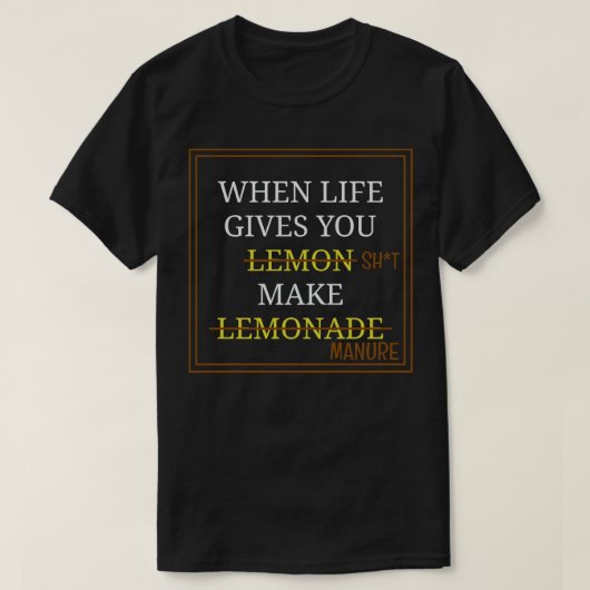 Grappige Motivatie quotes T-shirt (Design voorkant)