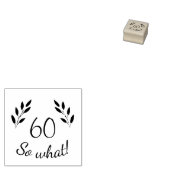 Grappige Motivatie rustieke takjes 60e verjaardag Rubberstempel (Gestempeld)