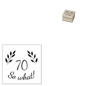 Grappige Motivatie rustieke takjes 70e verjaardag Rubberstempel (Gestempeld)