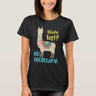 Grappige Motivatie staat testdag voor studenten T-shirt