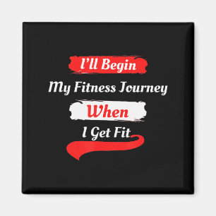 Grappige Motiverende Fitnessshirts Voor Vrouwen, M Magneet