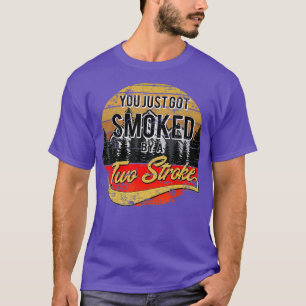 Grappige motorcross je net gerookt door een twee t-shirt
