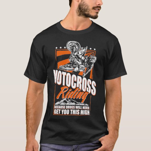 Grappige Motorcross MX Dirt Bike Quote T-shirt (Voorkant)