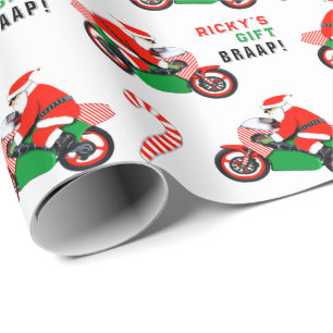 Grappige Motorfiets Motorcross Gift Cadeaupapier