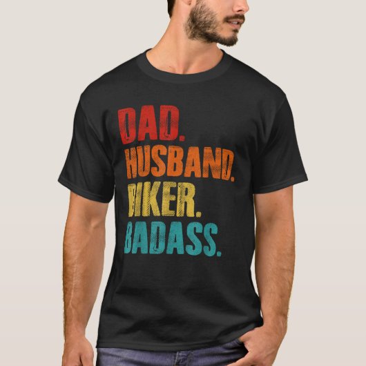 Grappige motorfiets vader geschenken van dochter z t-shirt (Voorkant)