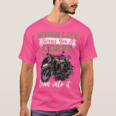 Grappige motorliefhebber Graphic Biker Mannen Moto T-shirt (Voorkant)