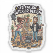 Grappige motorsticker - Brandstof Gas vs Geld Grap Sticker (Voorkant)