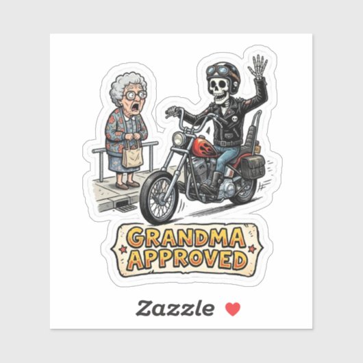 Grappige motorsticker - Rustige tijd Laat op de av Sticker (Vel)
