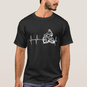 Grappige Mountainbike MTB Downhill Fietsen Hartsla T-shirt