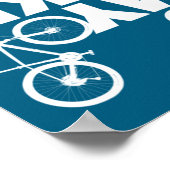 Grappige mountainbike poster (Hoek)