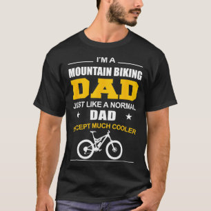 Grappige mountainbike's mountainbike vader t-shirt