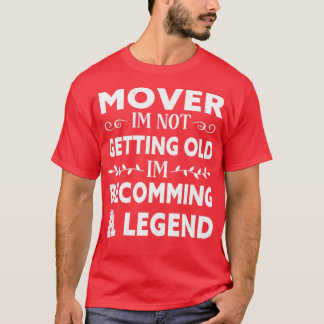 grappige Mover Truck Mover Gift Mover Wife birt T-shirt