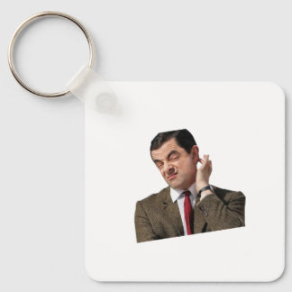 Grappige Mr. Bean Verwarde Meme Sleutelhanger - Hu