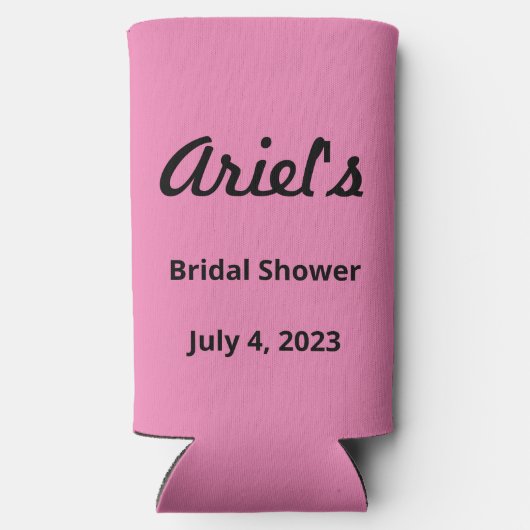 Grappige Mr. Right heeft me gevonden! Bruidsmeisje Seltzer Blikjeskoeler (Achterkant)