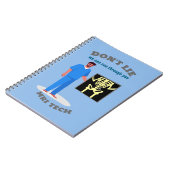 Grappige MRI Tech Custom Radiology Specialty Notitieboek (Linkerzijde)