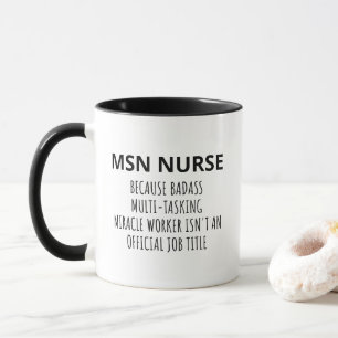 Grappige MSN-verpleegster Mok