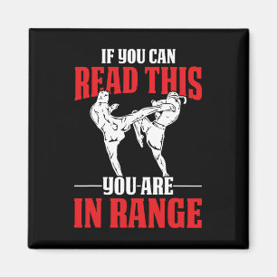 Grappige Muay Thai Boksen Mma Mixed Martial Arts T Magneet