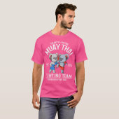 Grappige Muay Thai Koeala Vechters T-shirt (Voorkant volledig)