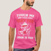 Grappige Muay Thai Lesson Fighter Thaise Boksen Ki T-shirt (Voorkant)