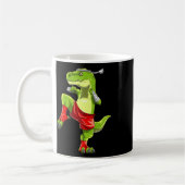 Grappige Muay Thai T-rex - Thais Boksen Koffiemok (Links)