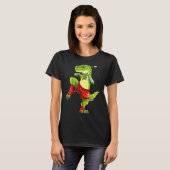 Grappige Muay Thai T-rex - Thais Boksen T-shirt (Voorkant volledig)