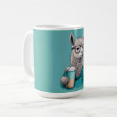 Grappige MUG Lama Koffiemok (Voorkant links)