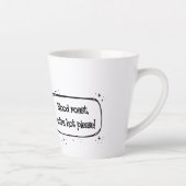 Grappige Mug Uitgebreide Koffie Citaat Latte Mok (Rechts)