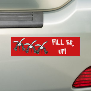 Grappige Muggen Vuller Er Up Quote Bumpersticker