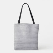 Grappige Mugshot Gezocht Aangepaste Naam & Tekst P Tote Bag (Achterkant)