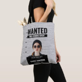 Grappige Mugshot Gezocht Aangepaste Naam & Tekst P Tote Bag (Dichtbij)