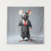 grappige muis cartoon wandkleed (Voorkant)