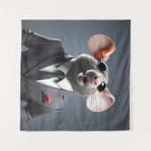 grappige muis cartoon wandkleed (Voorkant (horizontaal))