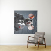 grappige muis cartoon wandkleed (In Situ (horizontaal))