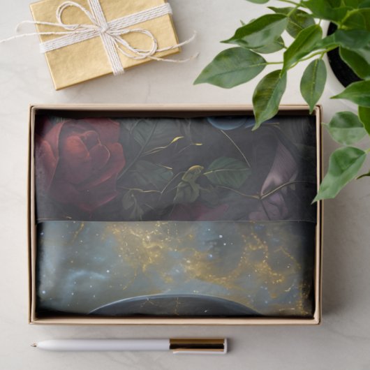 Grappige muis met een pet tissuepapier (Geschenk)