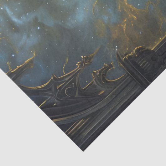 Grappige muis met een pet tissuepapier (Detail)