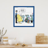 Grappige Muis Misdaden Rick London Poster (Keuken)