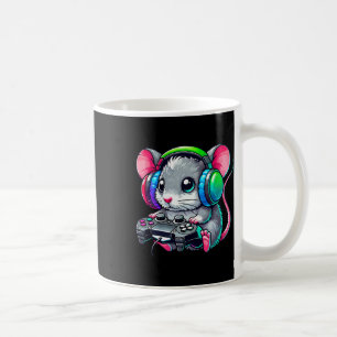 Grappige Muis Video Games Liefhebber Gamer Gaming Koffiemok