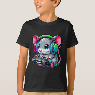 Grappige Muis Videogames Liefhebber Gamer Gaming T-shirt