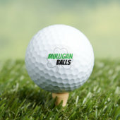 Grappige Mulligan Balls Groene Ierse Clover Golf B Golfballen (Insitu Shirt)