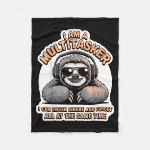 Grappige Multitasker Citaat Sarcastische Humor Gra Fleece Deken