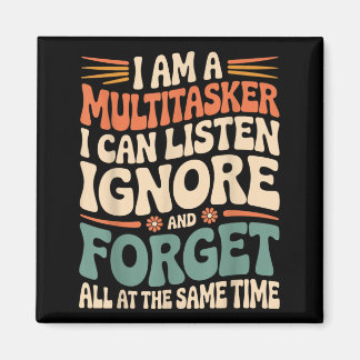 Grappige Multitasker Citaat Sarcastische Humor Gra Magneet