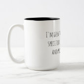 Grappige Multitasking Tweekleurige Koffiemok (Links)