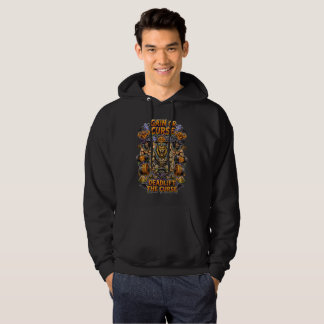 Grappige Mummie Gym Halloween Leeuw Krachttrainer Hoodie