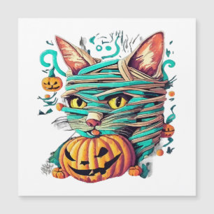 Grappige Mummie Kat Halloween