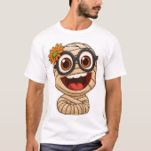 Grappige Mummie Sticker T-shirt (Voorkant)