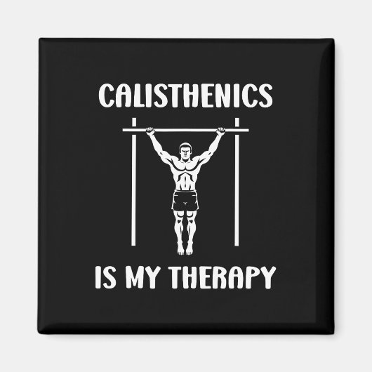 Grappige Muscu Streetworkout Sport Workout Eenvoud Magneet (Voorkant)