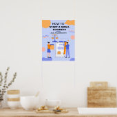 Grappige Muur Kunst | Kleine winkel liefde Schoon Poster (Keuken)