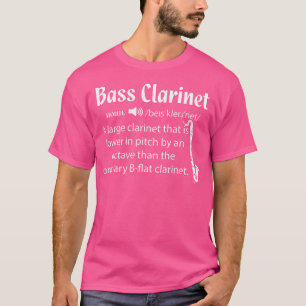 Grappige muziek bas klarinet zelfstandig naamwoord t-shirt