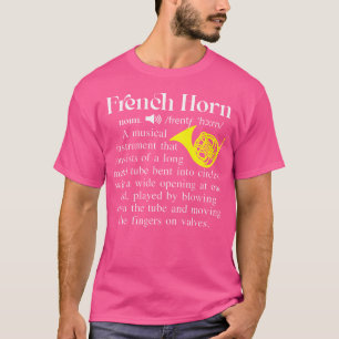 Grappige muziek Franse hoorn zelfstandig naamwoord T-shirt