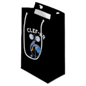 Grappige muziek grap Clef-er Klein Cadeauzakje (Voorkant Gekanteld)